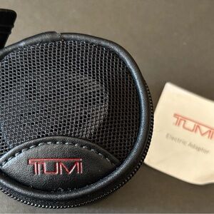 TUMI Black Electric Adaptor Case